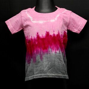 Kids Tie Dye Pink Ombré T-Shirt - Size 4T